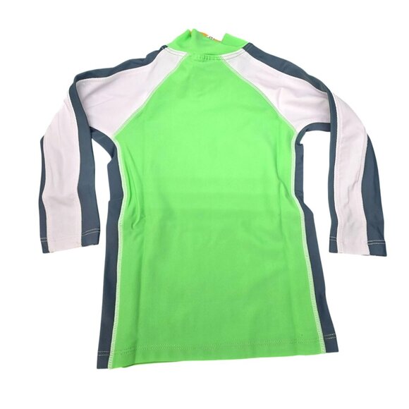 SunBusters Baby Rash Guard Swim Shirt UPF 50 Green 6/12 Months Protection JJ4121 - Picture 6 of 6